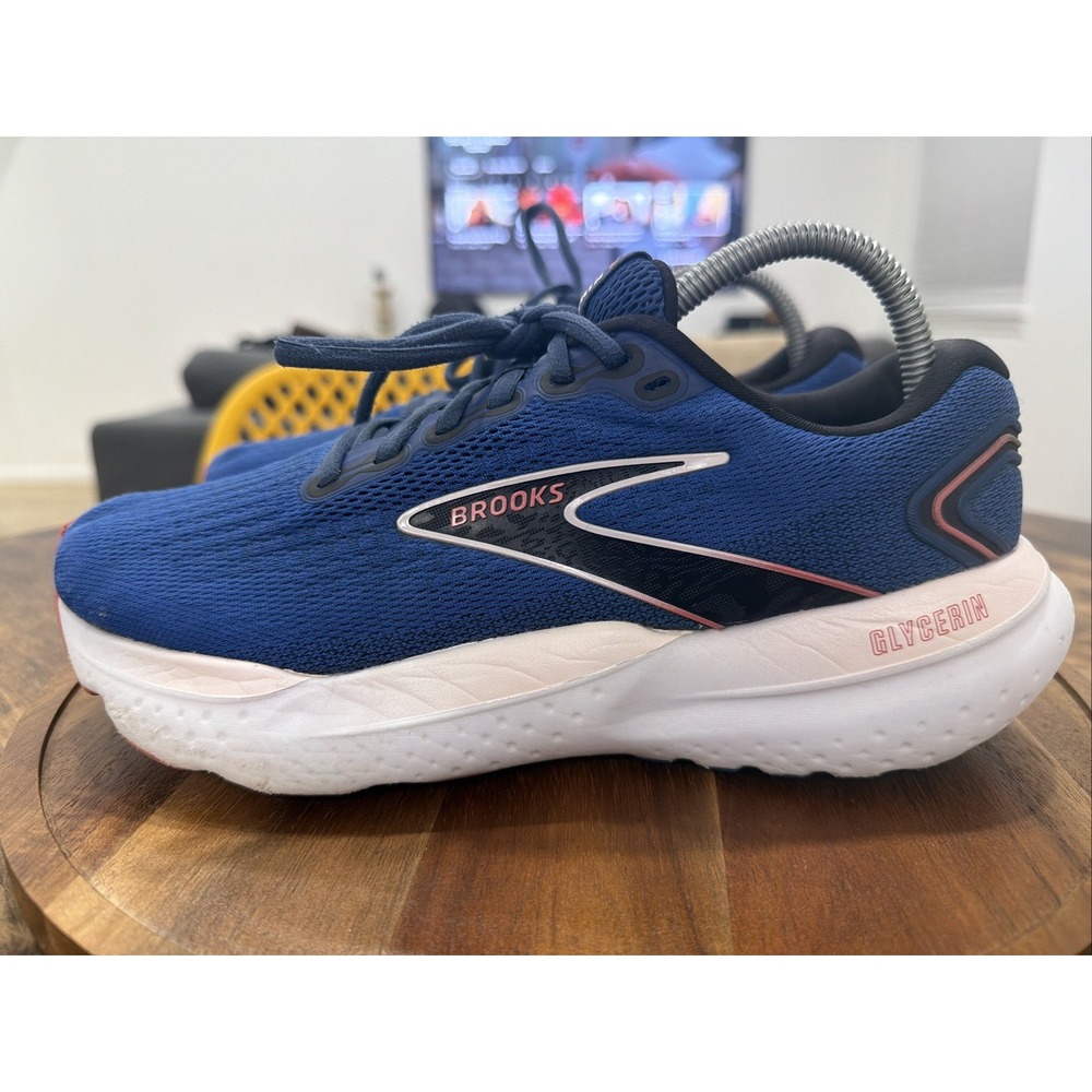 Brooks Glycerin 21 Womens Size 9 Wide D Running Shoes Blue 1204081D496